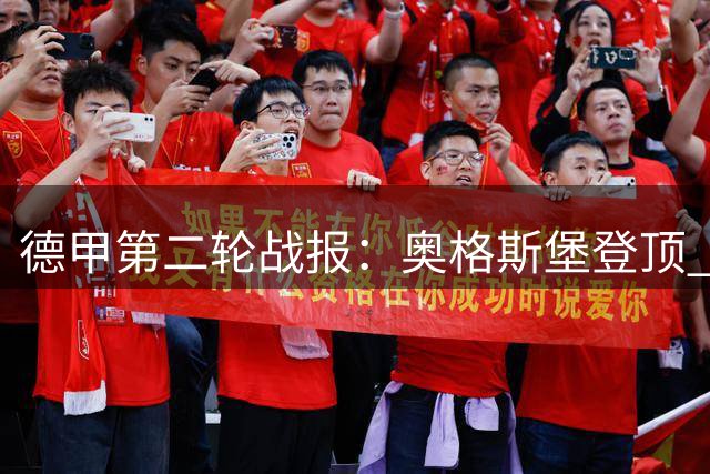 德甲第二轮战报：奥格斯堡登顶 美因茨狂胜汉堡